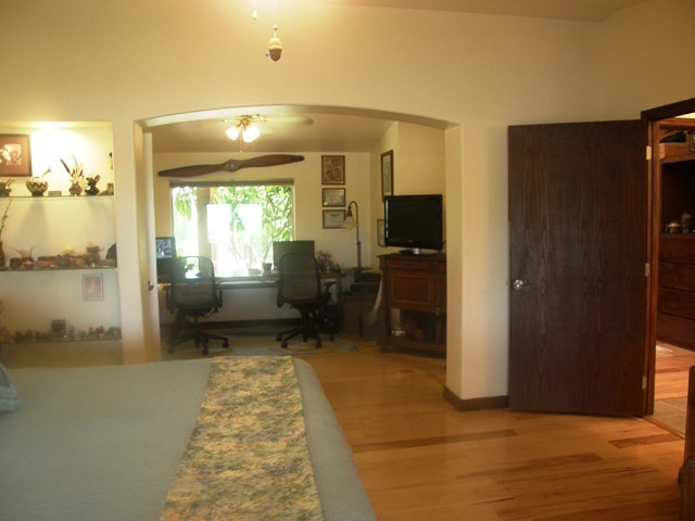 office area off master bedroom