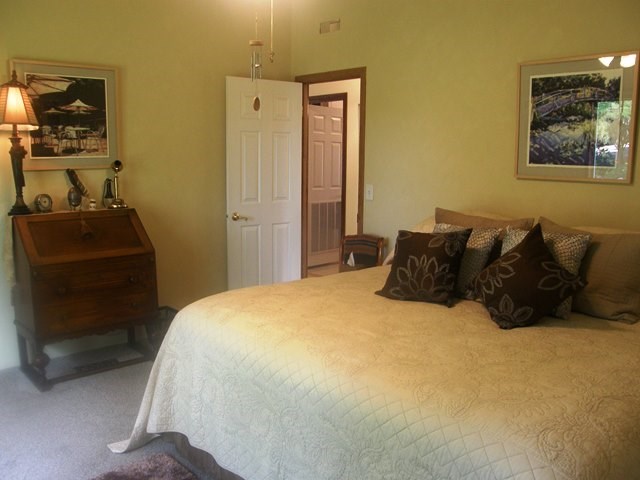 bedroom two with large walk-in closet.