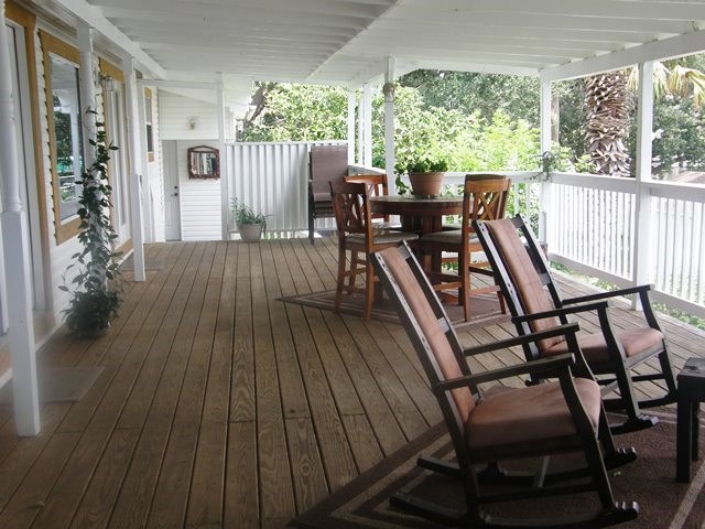 outdoor living space