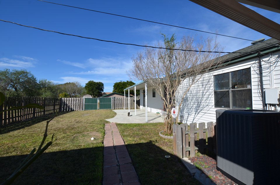 back yard with 2nd covered patio