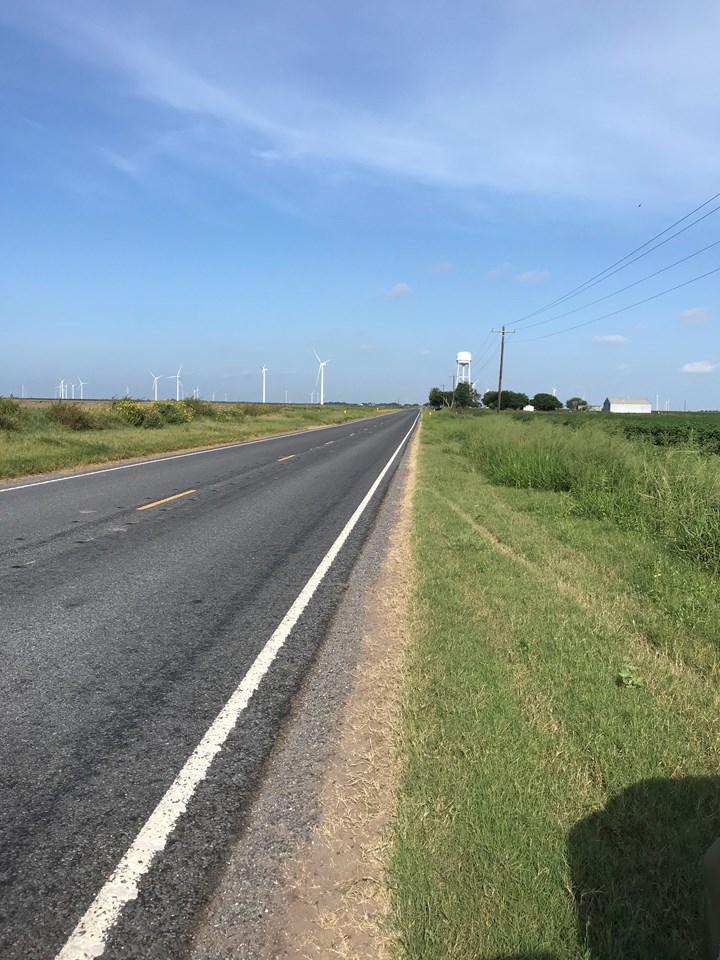 looking west towards expresway